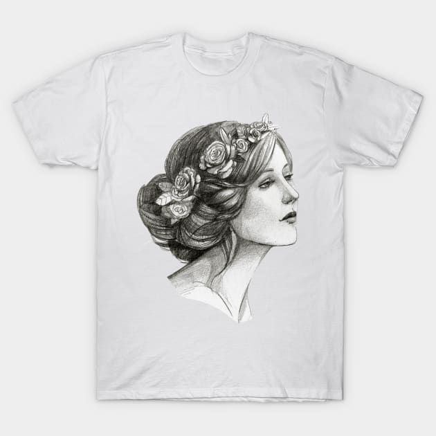 A Beautiful Woman T-Shirt by Madhav